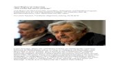 José Mujica im Interview „Die Linke hat nicht verloren“ Mujica.pdfJosé Mujica im Interview „Die Linke hat nicht verloren“ José Mujica war Blumenzüchter, Guerrillero, Gefangener