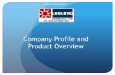 Company Profile and Product Overview - Leelengleeleng.com/.../2018/05/LCI-Company-Profile-and-Product-List-for-SP… · Company Profile Leeleng Commercial Inc. was founded in 1946