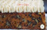 carrot cake recipe · PDF file The reduced carrot juice and the oil give a perfect balance of moisture, texture and flavor. This carrot cake is a vegan cake without the frosting though.