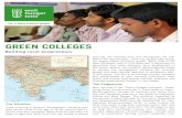 Felsch GREEN COLLEGES - Welthungerhilfe · GREEN COLLEGES Building rural ecopreneurs ... Colleges are affiliated to Agriculture Skill Council of India (ASCI). Incubator hosted by