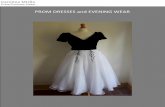 PROM DRESSES and EVENING WEAR · Caroline Mirfin Dress/Costume Maker Caroline Mirfin Dress/Costume Maker