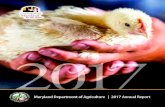 Maryland Department of Agriculture | 2017 Annual Report · 2020-02-07 · • Maryland Nutrient Management Program ... Pending motions hearings are scheduled for November 8, 2017.