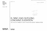 ELNINO AND OUTGOING LONGWAVE RADIATION · flux atthe so-called"top of the atmosphere." This parameter, during production, is binned regional variations in the diurnal cycle in the
