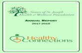 2017-2018 - Sisters of St. Joseph Health and Wellness ... · Wheeling, WV 26003 (304) 233-4500 . . Sisters of St. Joseph . Health and Wellness Foundation . VISION STATEMENT . The