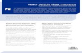 Motor Vehicle Fleet Insurance - Home, CTP, Car Insurance ... · be read with, the Motor Vehicle Fleet Insurance Product Disclosure Statement and Policy Booklet (PDS), Edition 1 dated