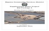 Nipomo Community Services District Supplemental Water ...€¦ · 1 Nipomo Community Services District Supplemental Water Project Bid Package 4 Monthly Progress Report Prepared By: