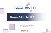 Oracle Spezialist seit 1992 - CarajanDB · •Multitenant Option • Kostenpflichtig für die Enterprise Edition • Bis zu 253 PDBs pro CDB (Exadata ab 12.2 4096 PDBs) The non-CDB