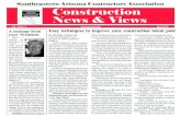 Southeastern Arizona Contractors Association Construction News & Views 2014 SACA.pdf · Larry Saunders Director Scholarships Co- Chair SWPPP/MS4 Chair Tait Wilcox Director Safety