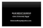 Islam Medhat Mahmoud - d2cax41o7ahm5l.cloudfront.net · islam medhat mahmoud cairo university egypt islammedhat36@yahoo.com. islam medhat best speaker in international physical therapy
