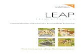 LEAP - World Vision International 2nd... · September 2009 v LEAP will focus on DME When LEAP was first written, it covered much more than just DME. Partnership needs at the time
