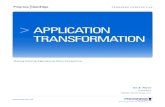 Data ® Sonic ® APPlICATIOn TRAnSfORMATIOn · 2015-02-03 · Distributed n-tier architectures, Microsoft .NET and J2EE, web services, service-oriented architectures (SOA), XML, rich