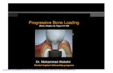Progressive Bone Loading - EndoExperience · crestal bone is reduced by progressively loading implants. • In D4 bone about 25% of the implant may be in contact with bone, D3 bone