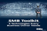 SMB Toolkit: 5 Technologies Every Business Owner Needs · Why Your Accounting SMB Toolkit: 5 Technologies Every Business Owner Needs Software Should Be In The Cloud In many circumstances,