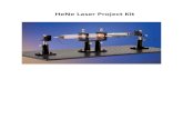 HeNe Laser Project Kit - U of T Physicsphy326/hene/Manual_HeNe_Kit_v1.4.pdf · • The working area of the laser should be shielded to prevent uncontrolled escape of the laser beam.