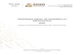 PROGRAMA ANUAL DE DESARROLLO ARCHIVISTICO 2020transparenciacre.westcentralus.cloudapp.azure.com/... · 2020-05-12 · Programa Anual de Desarrollo Archivístico, con los elementos