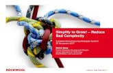 Simplify to Grow! Reduce Bad Complexityfplreflib.findlay.co.uk/images/pdf/ems/Martin Berg... · Simplify to Grow! –Reduce Bad Complexity European Manufacturing Strategies Summit