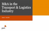 M&A in the Transport & Logistics Industry...Logistics & Trucking again most active sector: In total 45 deals were announced. One special one - the DSV-Panalpina takeover - may stimulate