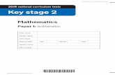 2019 national curriculum tests Key stage 2 - …primarytools.co.uk/files/Tests/KS2/2019/2019MathsKS2P1...Mathematics Paper 1: arithmetic First name Middle name Last name Date of birth