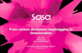 From carbon disclosure leapfrogging to Greenovation Yuen_for web.pdf · From carbon disclosure leapfrogging to Greenovation . Oct 2016 . Rando Yuen . Senior ESG Manager . 1 Disclosure,