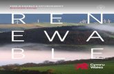 THIS IS ENERGY & ENVIRONMENT Renewable …THIS IS ENERGY & ENVIRONMENT | Renewable Energy4 TIDAL Tidal range could provide significant generation opportunities along the Welsh coastline.