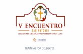 TRAINING FOR DELEGATES...II ENCUENTRO (1975-77) Led to the creation of the Standing Committee of Hispanic Affairs, and the promulgation of the National Pastoral Plan for Hispanic Ministry.