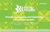 Proudly Supporting and Celebrating Pacific LanguagesKia orana koe Greetings to you Kia orana kōrua Greetings to you two Kia orana kōtou Greetings to three or more people Kia orana