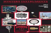 WINTERS INSTRUMENTS - industrial-valves-ontario.com · WINTERS INSTRUMENTS, AN INDUSTRIAL INSTRUMENTATION MANUFACTURER WITH INTERNATIONAL DISTRIBUTION SURPASSES THE COMPETITION BY: