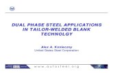 DUAL PHASE STEEL APPLICATIONS IN TAILOR-WELDED BLANK …/media/Files/Autosteel/Great Designs in Steel/GDIS... · DUAL PHASE STEEL APPLICATIONS IN TAILOR-WELDED BLANK TECHNOLGY Alex