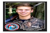Remington J. Little - National Rifle Association · 2017-03-27 · Remington J. Little Youth Organizations: National Rifle Association Hometown: Crosswicks, New Jersey Grade: College