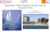 Metastatic Triple Negative Breast Cancer: Ongoing Trialsarchives.innovationinbreastcancer.com/files/... · Metastatic Triple Negative Breast Cancer Spectrum Targeting Growth Factor