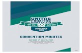 CONVENTION MINUTES - cdn.ymaws.com · PDF file Edmonton Convention Centre, Edmonton Thursday, October 17, 2019 – Morning Session Upon entering the Convention Hall delegates, observers