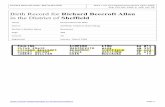 Birth Record for Richard Beecroft Allan in the District of ... · Richard Beecroft ALLAN. Richard Beecroft. ALLAN