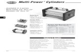 Multi-Power CylindersPosition #2 -PA2 Position #3 -PA3 Position #4 -PA4 Rod End Position #1 Standard Position #2 -PR2 Position #3 -PR3 Position #4 -PR4 Cap End Position #1 Standard