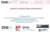 BREAST CANCER AND PREGNANCY - OncologyPRO · BREAST CANCER DURING PREGNANCY Treatment of patients with breast cancer during pregnancy should be decided on an individual basis according