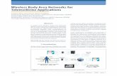 Wireless Body Area Networks for Telemedicine Applications · rise to a considerable increase of the data rate to be transmitted over the wireless link. In the ... Wireless Body Area