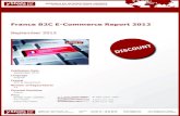 ¼ H[FO 9DW · France B2C E-Commerce Report 2012 Key Findings Company and Product Information Covering Trends, Sales, Shares, Users/Shoppers, Products and Players • Despite slowing