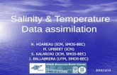 Salinity & Temperature Data assimilation · Salinity & Temperature Data assimilation N. HOAREAU (ICM, SMOS-BEC) M. UMBERT (ICM) ... 1- Not in the “Grey list” (a list of known