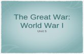 The Great War: World War I - World History...1. WWI was a total war as all resources went to the war effort. Countries used propaganda to gain support, turned to rationing, and involved