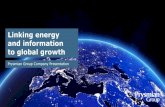 Linking energy and information to global growth · Linking energy and information to global growth Prysmian Group Company Presentation. 2 ... the global cables and systems industry,