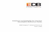 Database Compatibility for Oracle Developer's Guide...Database Compatibility for Oracle means that an application runs in an Oracle environment as well as in the EDB Postgres Advanced