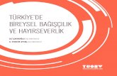 TÜRKIYE’DE BIREYSEL BAĞIŞÇILIK VE HAYIRSEVERLIK · 2016-09-27 · 4|5 TÜRKIYE’DE BIREYSEL BAĞIŞÇILIK VE HAYIRSEVERLIK TÜSEV Yayınları, Eylül 2016 No 71 ISBN 978-605-83950-6-0