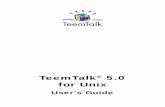 TeemTalk 5.0 for Unix - Oracle · Contents-1 Contents Contents Introduction..... 1-1 TeemTalk & The X Window System ..... 1-1