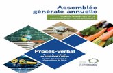 Assemblée générale annuelle4 20 avril 2018 - Assemblée générale annuelle Conseil québécois de la coopération et de la mutualité 6. Message du président Le président du
