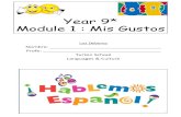Year 9 Module 1 : Mis Gustos · Year 9 Module 1 : Mis Gustos Author: S. Mansell Created Date: 9/10/2019 9:41:02 AM ...