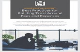 ACHIEVING ALIGNMENT Best Practices for Building Trust ... · ACHIEVING ALIGNMENT Best Practices for Building Trust Around Fees and Expenses After a series of high-profile SEC audits