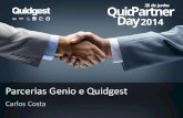 Parcerias Genio e Quidgest€¦ · WCF, Silverlight, Phonegap End users Input Output Integrated Development Environment . Genio´s stakeholders Genio developers Quidgest R&D team
