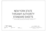 NEW YORK STATE THRUWAY AUTHORITY …...STANDARD SHEETS THRUWAY AUTHORITY NEW YORK STATE U.S. CUSTOMARY UNITS OFFICIALLY FINALIZED AND ADOPTED AS OF THE DATE SHOWN ON THIS COVER. TO