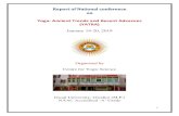 Yoga: Ancient Trends and Recent Advances (YATRA) Report of Yoga Conference.pdf · 3 REPORT National Conference on “Yoga: Ancient Trends and Recent Advances (YATRA)” January 19–