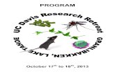 PROGRAM - UC Davis Health · Title: Pathogenomics of grapevine trunk diseases 11:45-11:55 Nilesh Maharaj (Leveau lab) Department of Plant Pathology College of Agricultural and Environmental