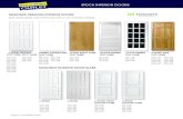 STOCK INTERIOR DOORS - Remodelers Outlet2-PANEL ARCH HOLLOW CORE 2-PANEL HOLLOW CORE 6-PANEL 4-PANEL 2/0 x 6/8 2/4 x 6/8 2/6 x 6/8 2/8 x 6/8 3/0 x 6/8 MASONITE PREHUNG INTERIOR DOORS